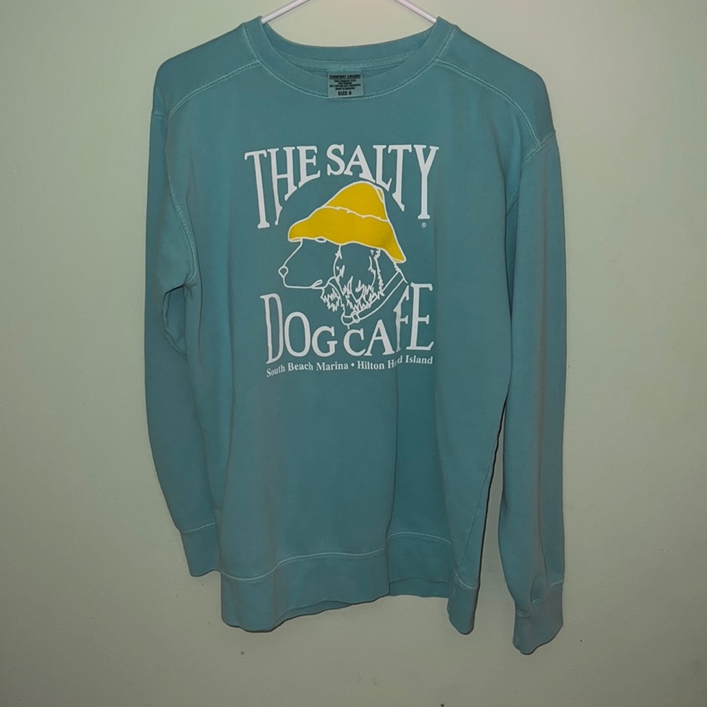 salty dog crewneck sweatshirt